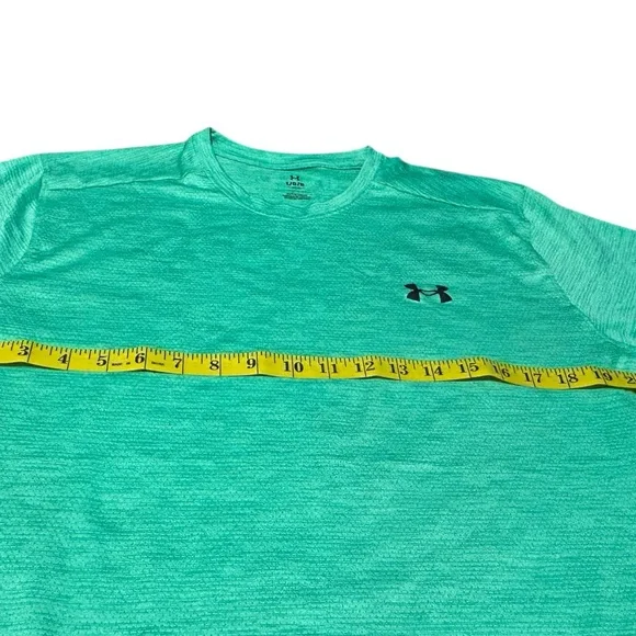 Under Armour HeatGear Green Athletic Training T Shirt Mens Large - Picture 7 of 13